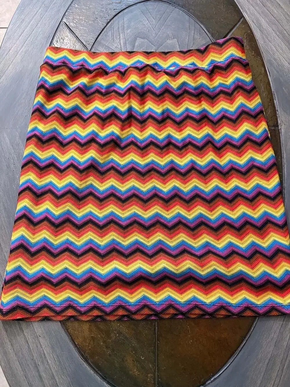 Target Pride Women's Rainbow Chevron Knit Mini Skirt